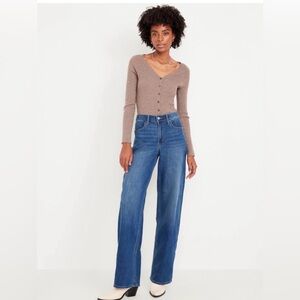 High-Waisted Wow Wide-Leg
Jeans